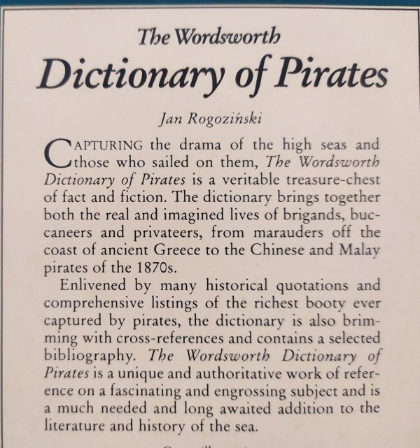 Jan Rogoziński The Wordsworth Dictionary of Pirates