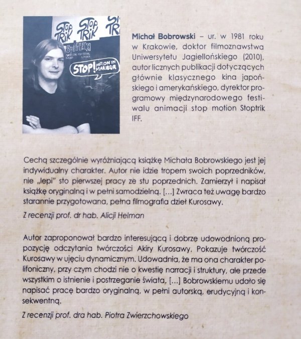 Michał Bobrowski Akira Kurosawa. Artysta pogranicza