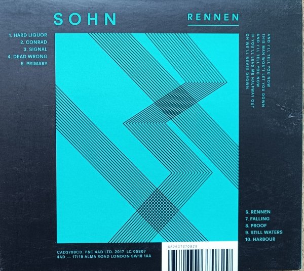 SOHN Rennen CD