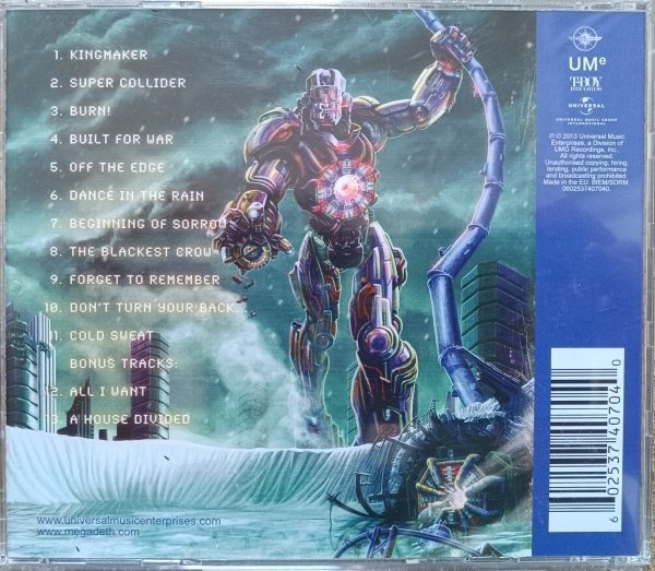 Megadeth Super Collider CD