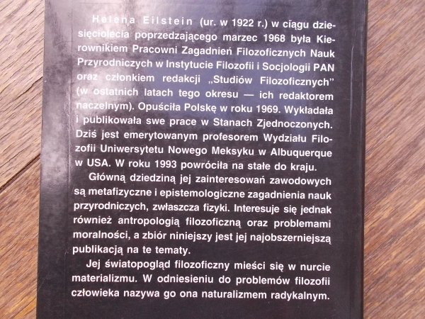 Helena Eilstein • Homo sapiens i wartości. Eseje