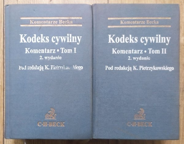 red. Krzysztof Pietrzykowski Kodeks cywilny. Komentarz [komplet]