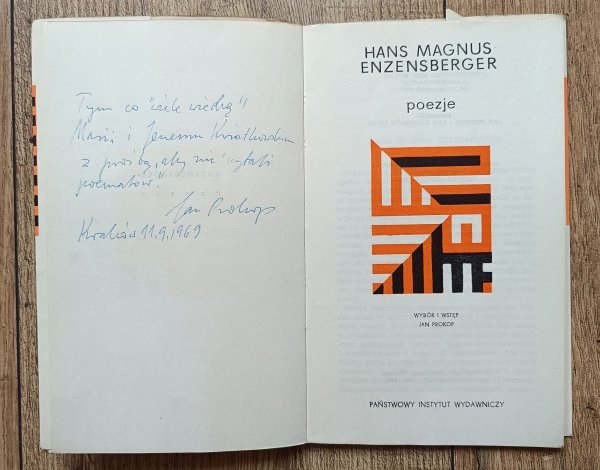 Hans Magnus Enzensberger Poezje