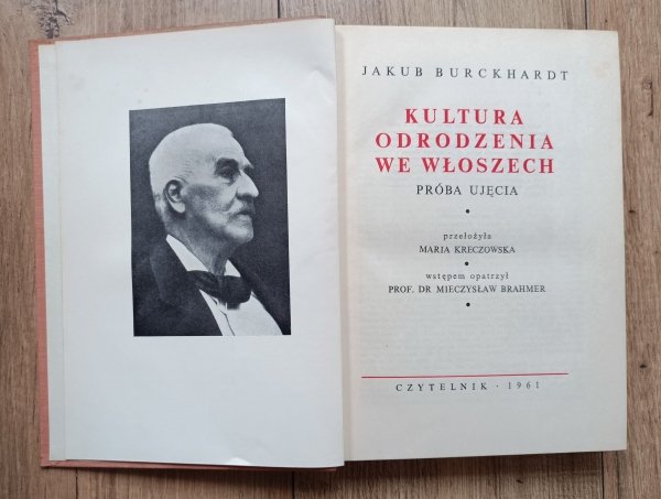 Jacob Burckhardt Kultura Odrodzenia we Włoszech