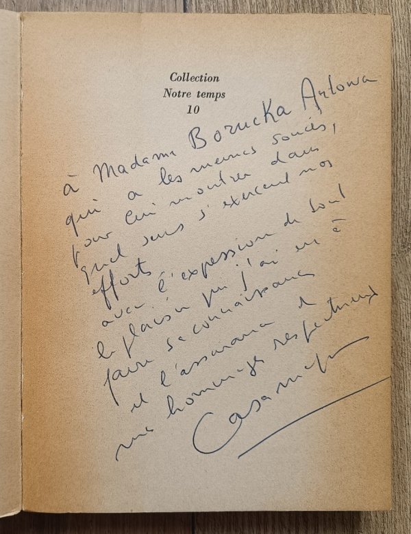Casamayor [Serge Fuster] La Justice l'Homme et la Liberte / dedykacja autorska