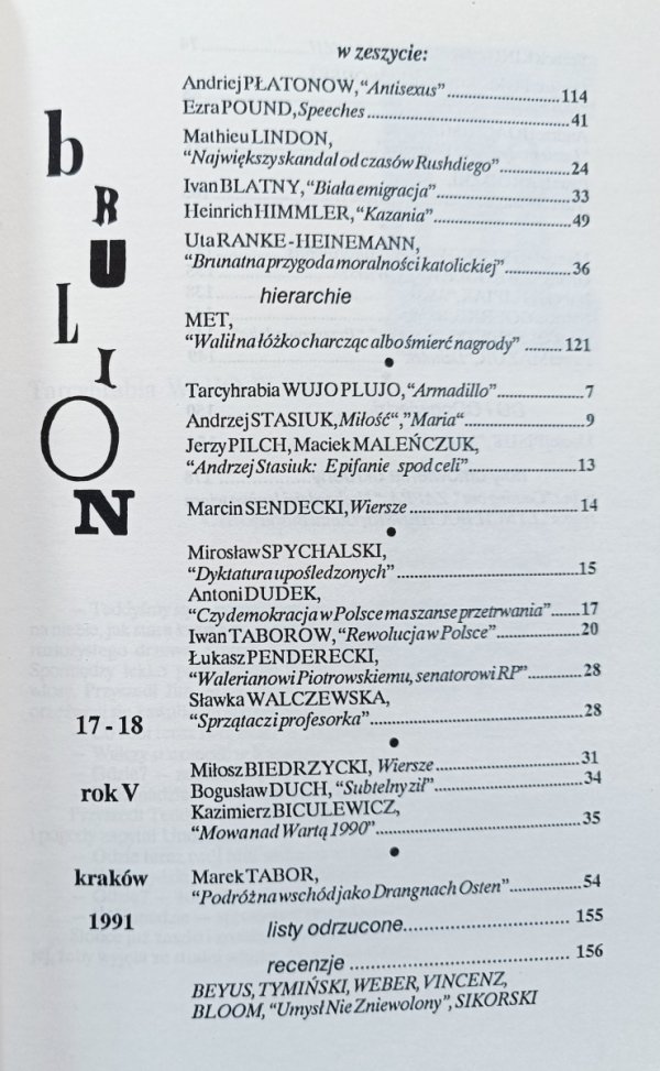 Brulion 17-18/1991