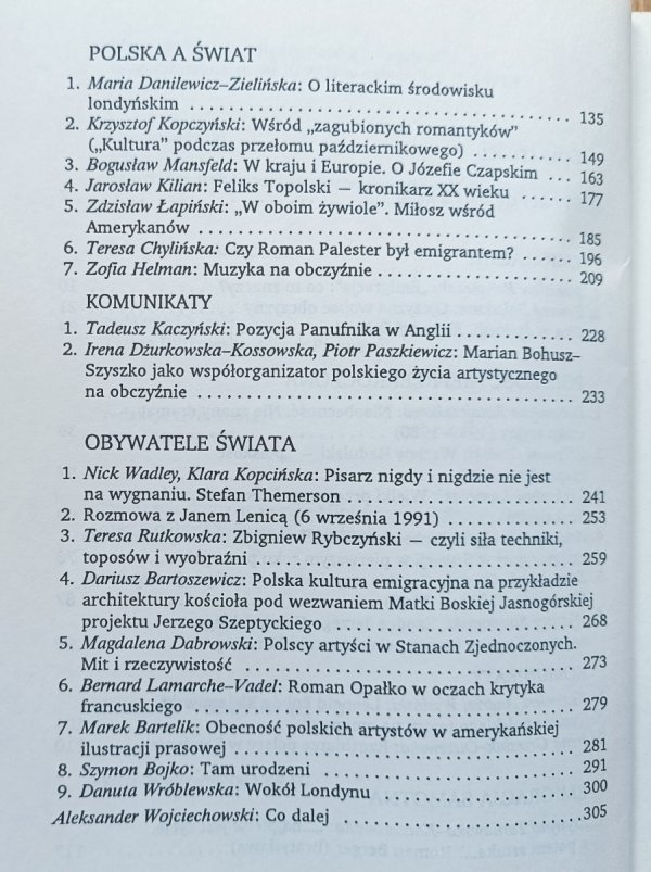 Między Polską a światem. Kultura emigracyjna po 1939 roku