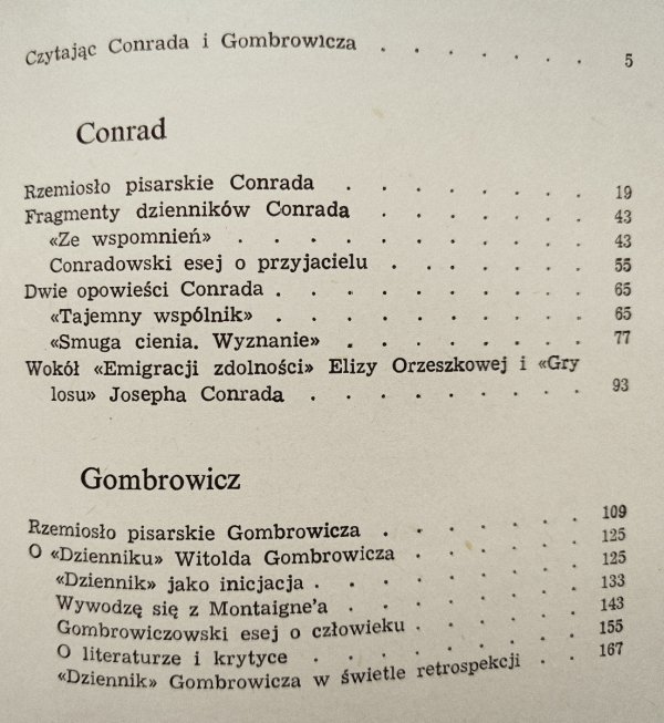 Aniela Kowalska Conrad i Gombrowicz w walce o swoją wybitność