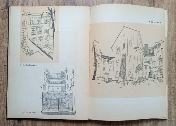 Leon Getz Dawne dziedzińce i podwórza Krakowa w rysunkach Leona Getza