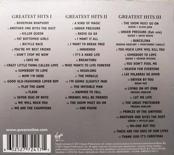 Queen Greatest Hits. The Platinum Collection 3CD