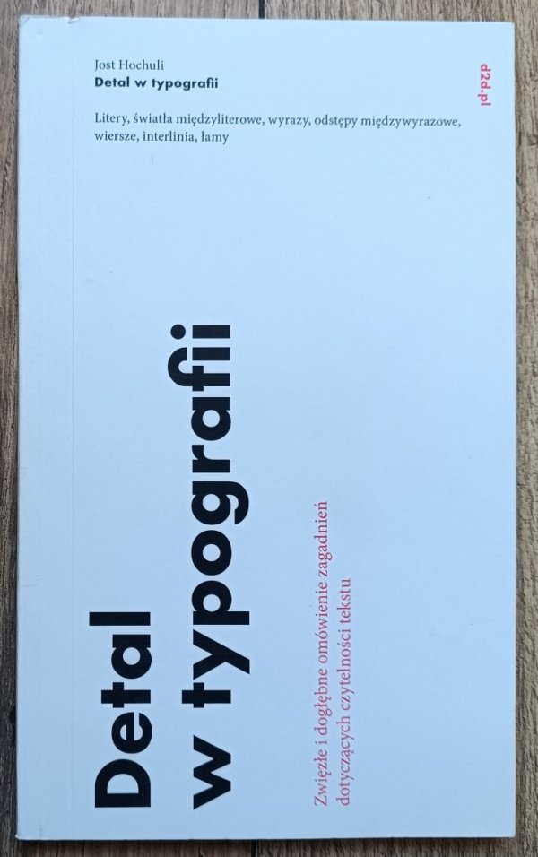Jost Hochuli Detal w typografii