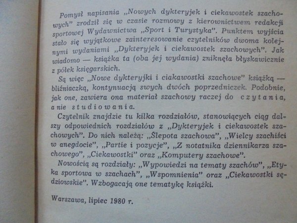 Władysław Litmanowicz • Nowe dykteryjki i ciekawostki szachowe