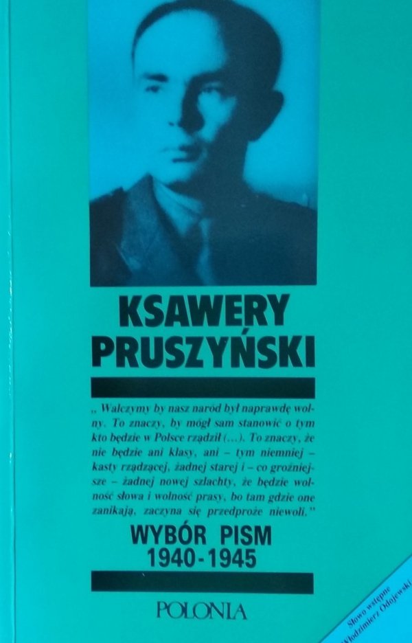 Pruszyński Ksawery •  Wybór pism 1940 1945