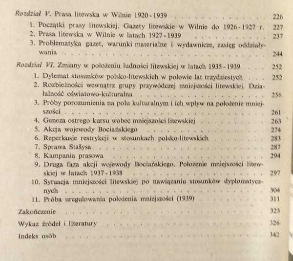 Bronisław Makowski Litwini w Polsce 1920-1939