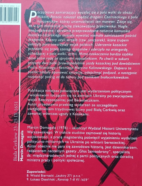 Marcin Domagała Biała Cerkiew 23-25 IX 1651