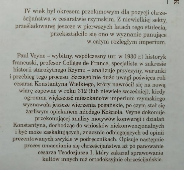 Paul Veyne Początki chrześcijańskiego świata (312-394)