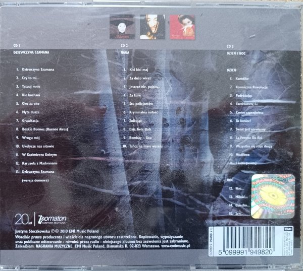 Justyna Steczkowska Dziewczyna szamana / Dzień i noc / Naga 3CD