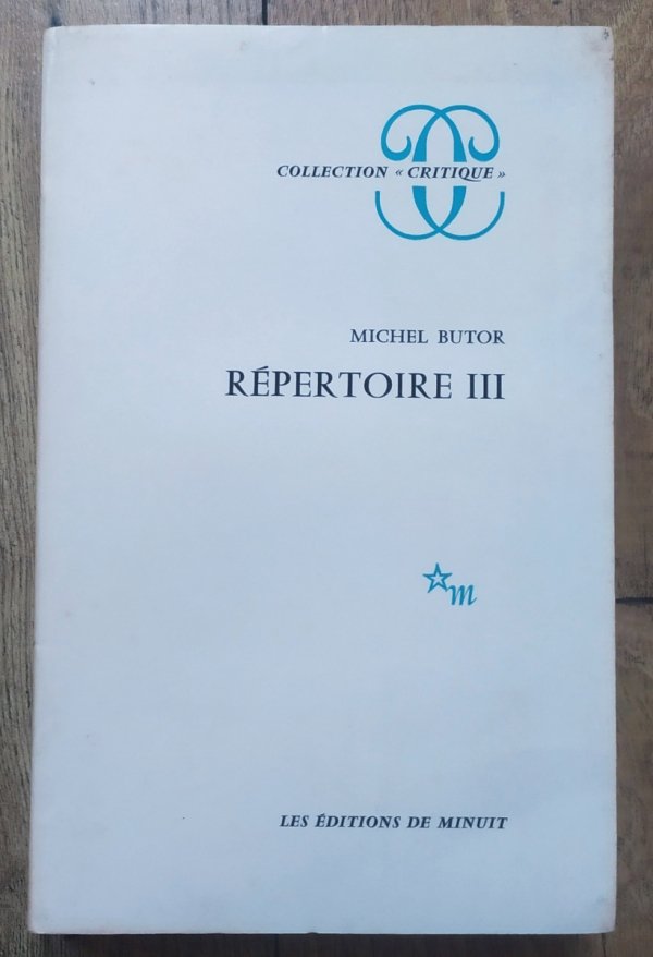 Michel Butor Repertoire III