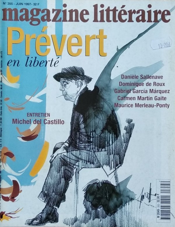 Le Magazine Litteraire • Prevert. Nr 355