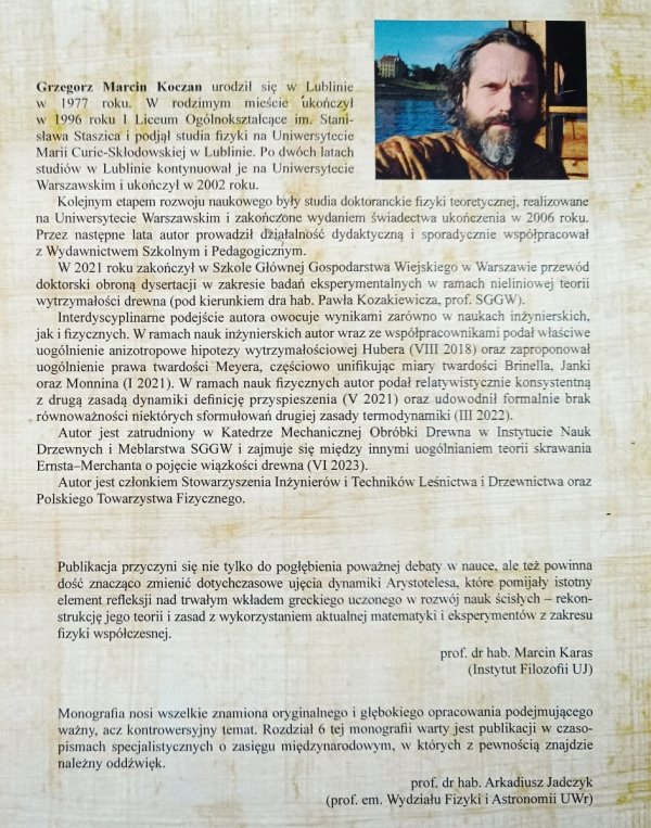 Grzegorz Marcin Koczan Obrona Fizyki Arystotelesa