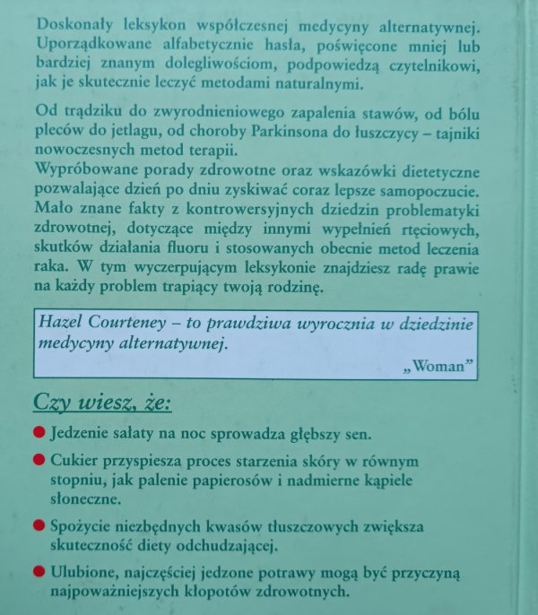 Wielki leksykon medycyny alternatywnej: 500 porad zdrowotnych