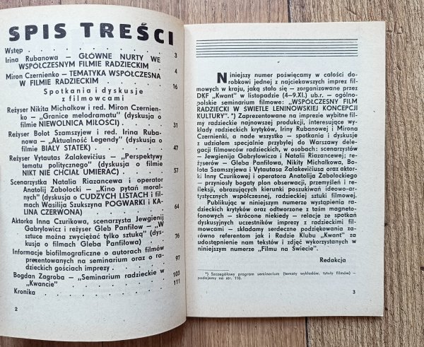 Film na świecie 6/1977 (226) / Kino rosyjskie