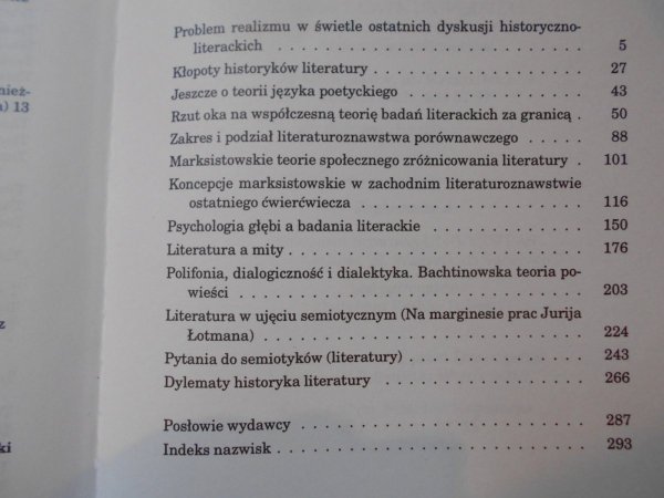 Henryk Markiewicz • Z teorii literatury i badań literackich