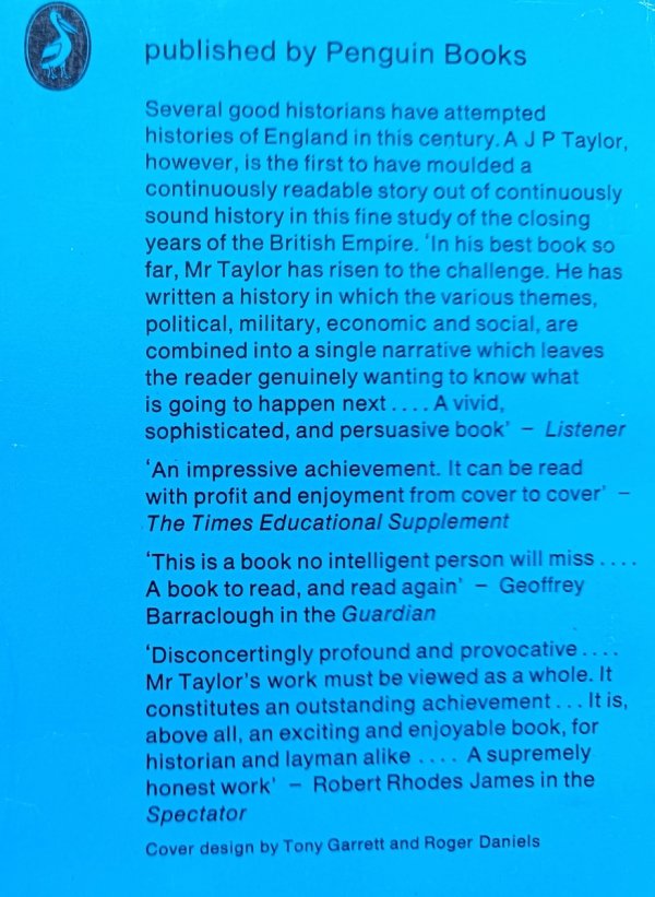 A.J.P. Taylor English History 1914-1945