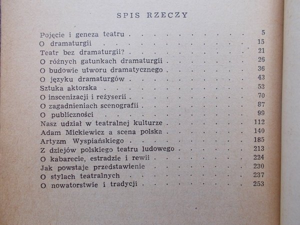 Wojciech Natanson • Godzina teatru [dedykacja autora]