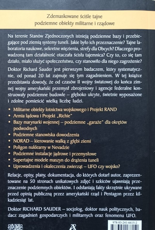 Richard Sauder Podziemne bazy i tunele