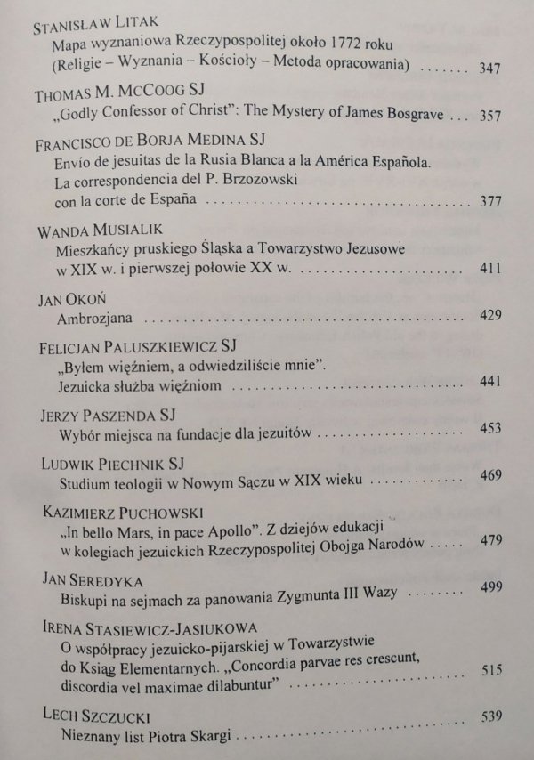 red. Marek Inglot SJ, Stanisław Obirek Jezuicka ars historica