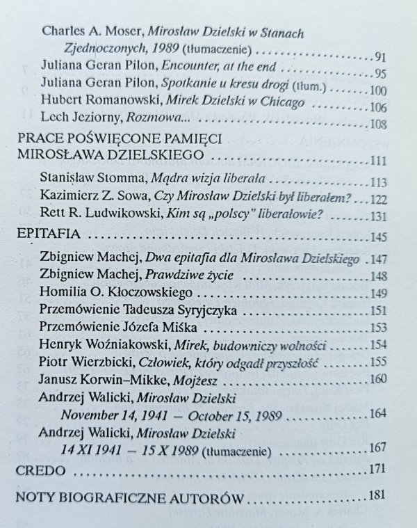 Widzieć mądrość w wolności. Księga pamięci Mirosława Dzielskiego