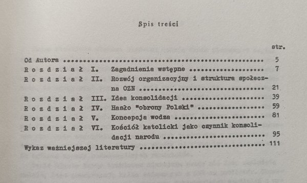 Jacek M. Majchrowski Czynniki jednoczące naród w myśli politycznej Obozu Zjednoczenia Narodowego