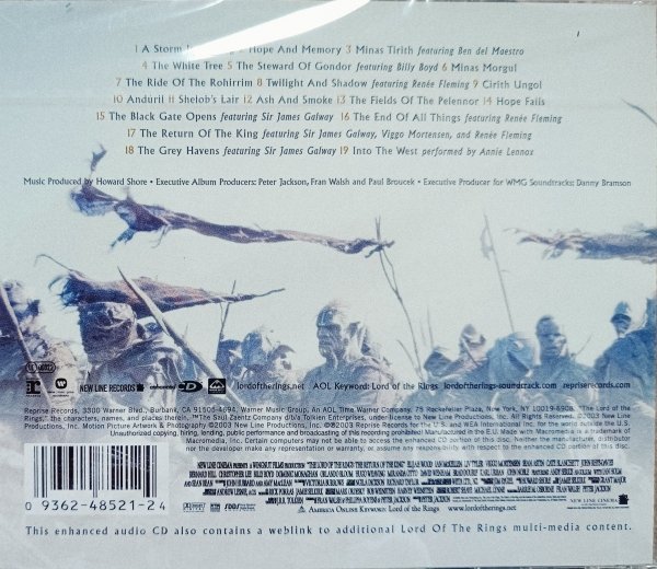 Howard Shore The Lord of the Rings. The Return of the King CD