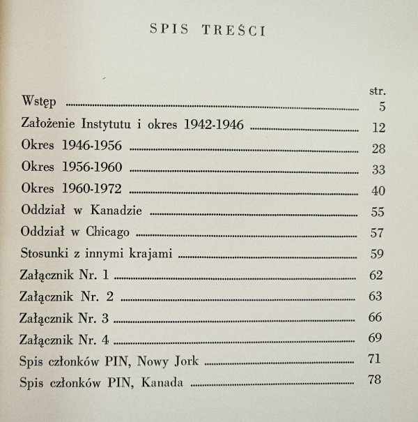 Damian S. Wandycz Polski Instytut Naukowy w Ameryce 1942-1972