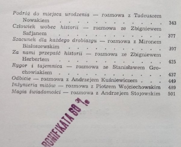 Zbigniew Taranienko • Rozmowy z pisarzami