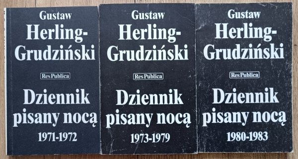 Gustaw Herling-Grudziński Dziennik pisany nocą 1971-1972, 1973-1979, 1980-1983