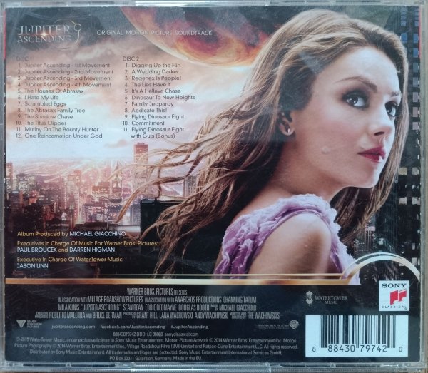 Michael Giacchino Jupiter Ascending 2CD