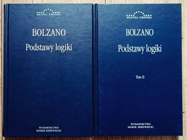 Bernard Bolzano Podstawy logiki 1 i 2