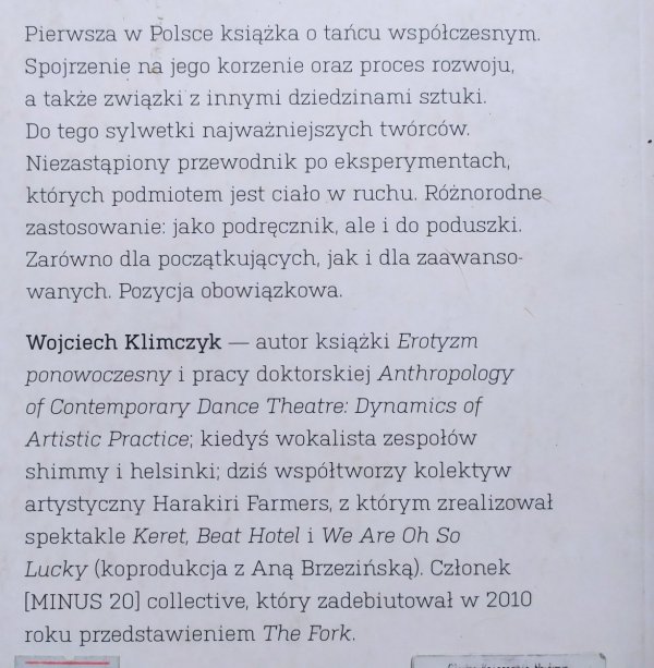 Wojciech Klimczyk Wizjonerzy ciała. Panorama współczesnego teatru tańca