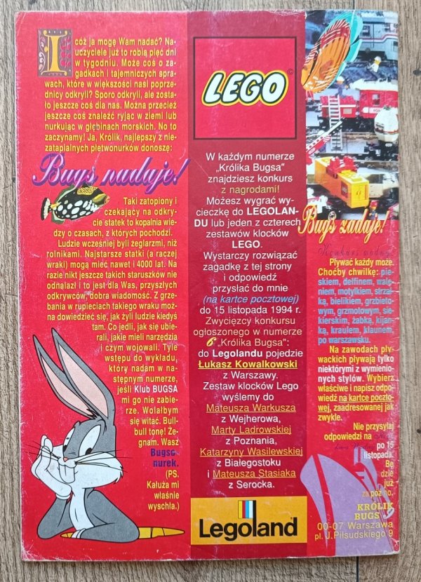 Królik Bugs 9 (24) 1994