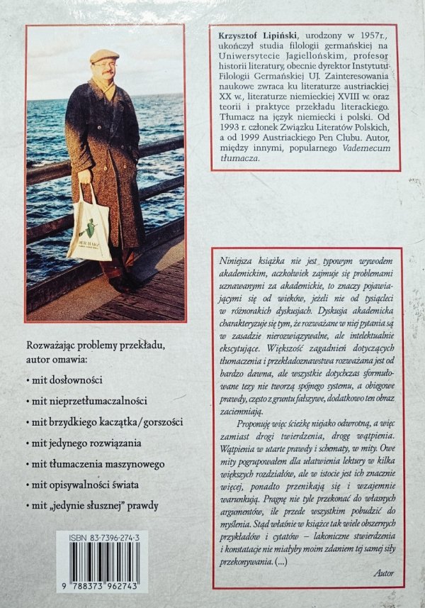 Krzysztof Lipiński Mity przekładoznawstwa