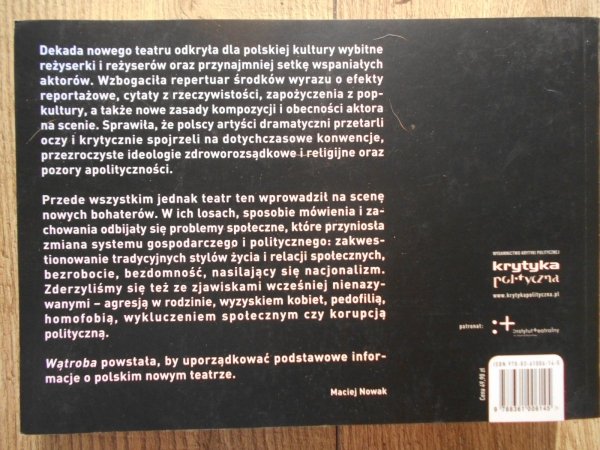 Wątroba • Słownik polskiego teatru po 1997 roku