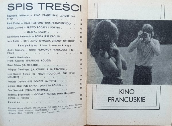 Film na świecie 5/1977 (225) / Kino francuskie