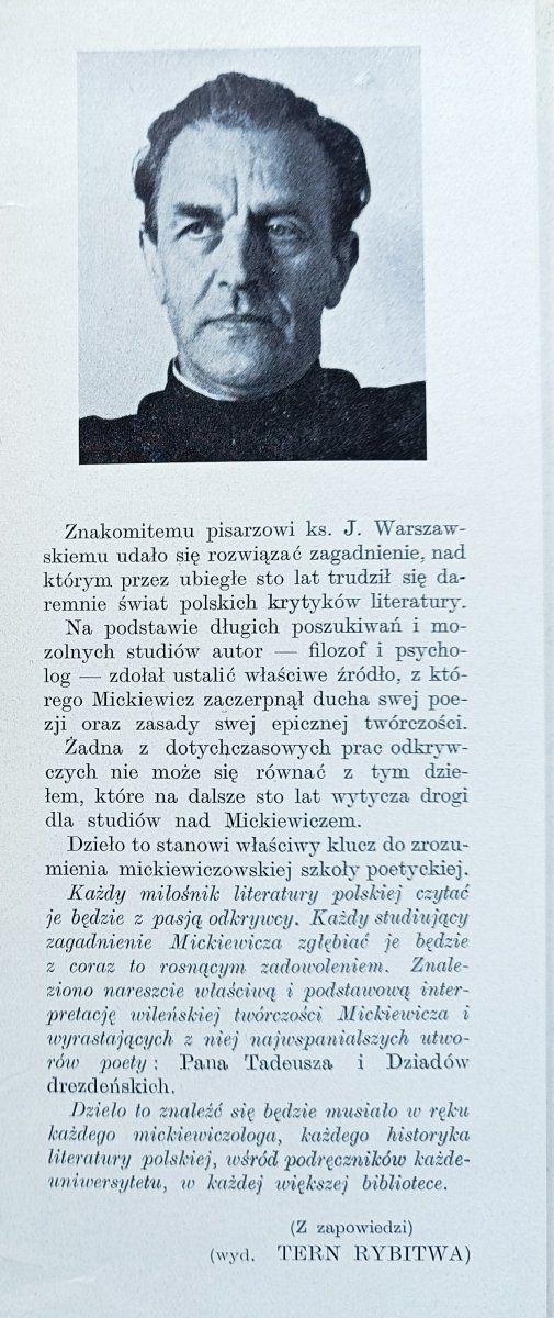 Mickiewicz uczniem Sarbiewskiego