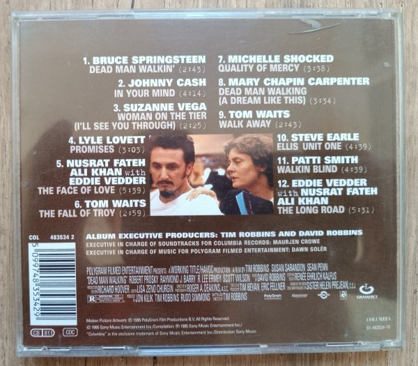 Dead Man Walking: Soundtrack / Eddie Vedder, Tom Waits, Patti Smith CD