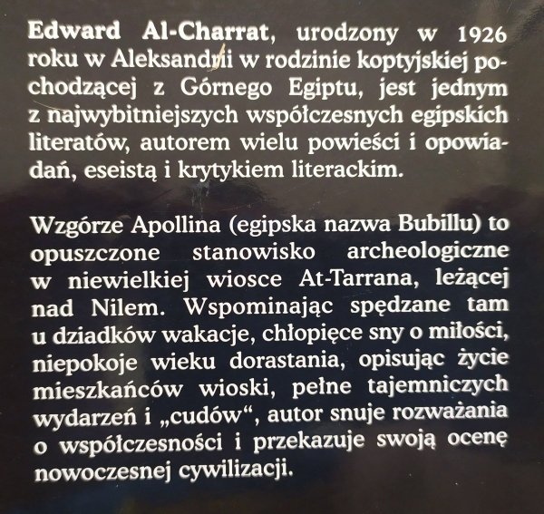 Edward Al-Charrat Wzgórze Apollina