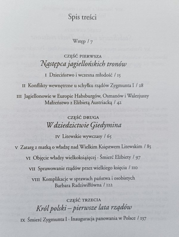 Anna Sucheni-Grabowska Zygmunt August, król polski i wielki książę litewski 1520-1562