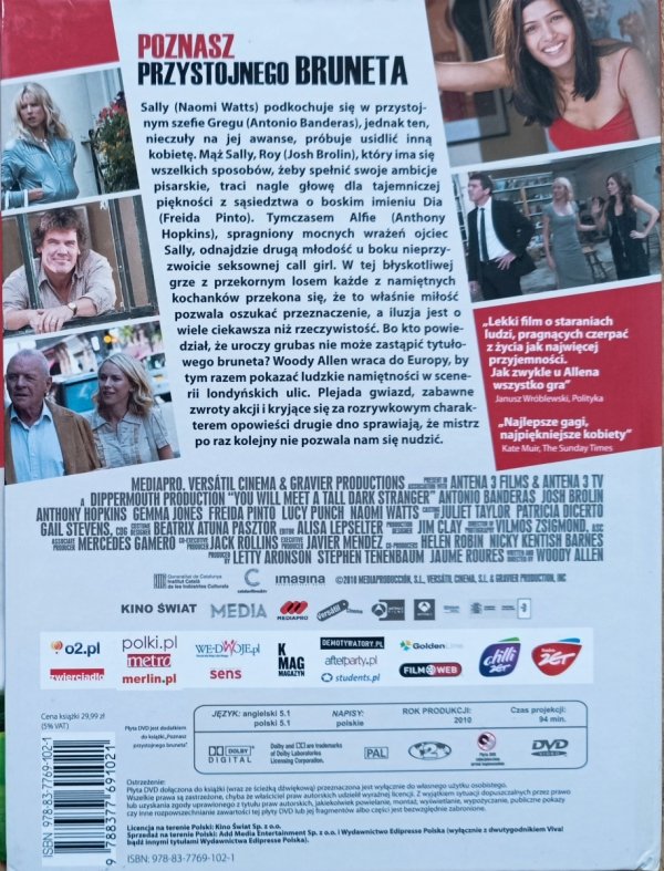 Woody Allen Poznasz przystojnego bruneta DVD