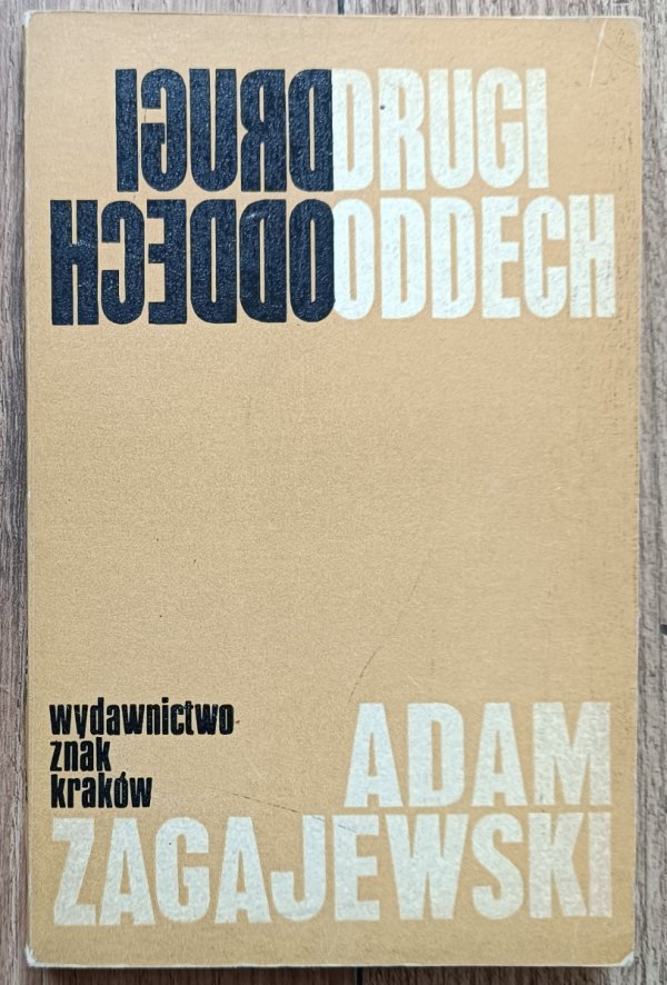Adam Zagajewski Drugi oddech